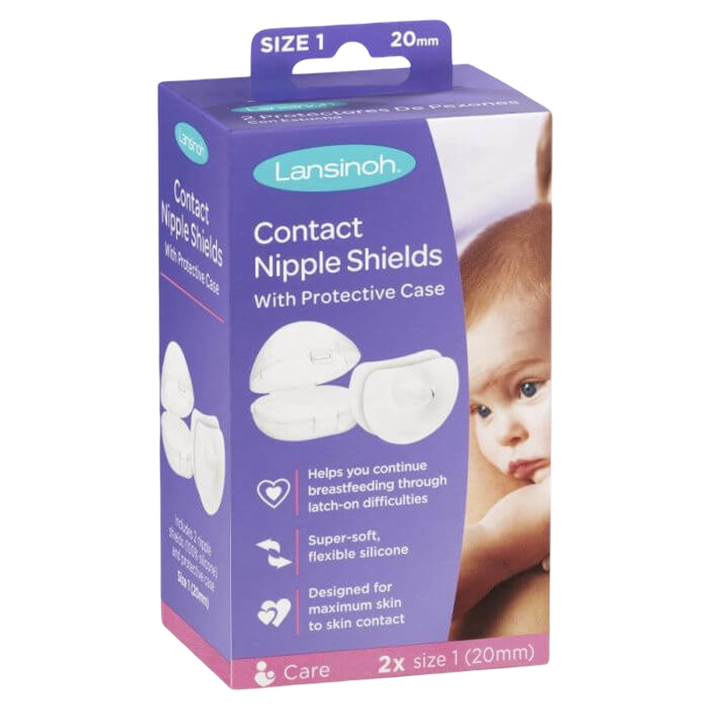 Lansinoh Contact Nipple Shields 20mm 2-Pack