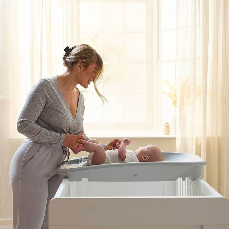 Tutti Bambini Cushi Baby Cot Top Changing Mat - Cloud