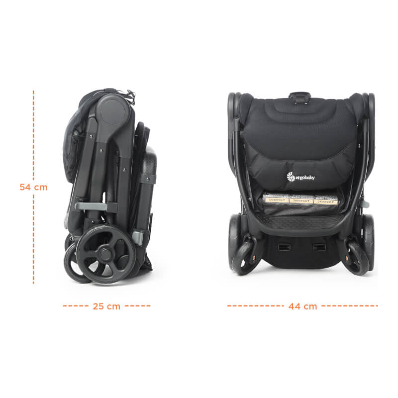 Ergobaby Metro+ Compact City Stroller - Slate Grey