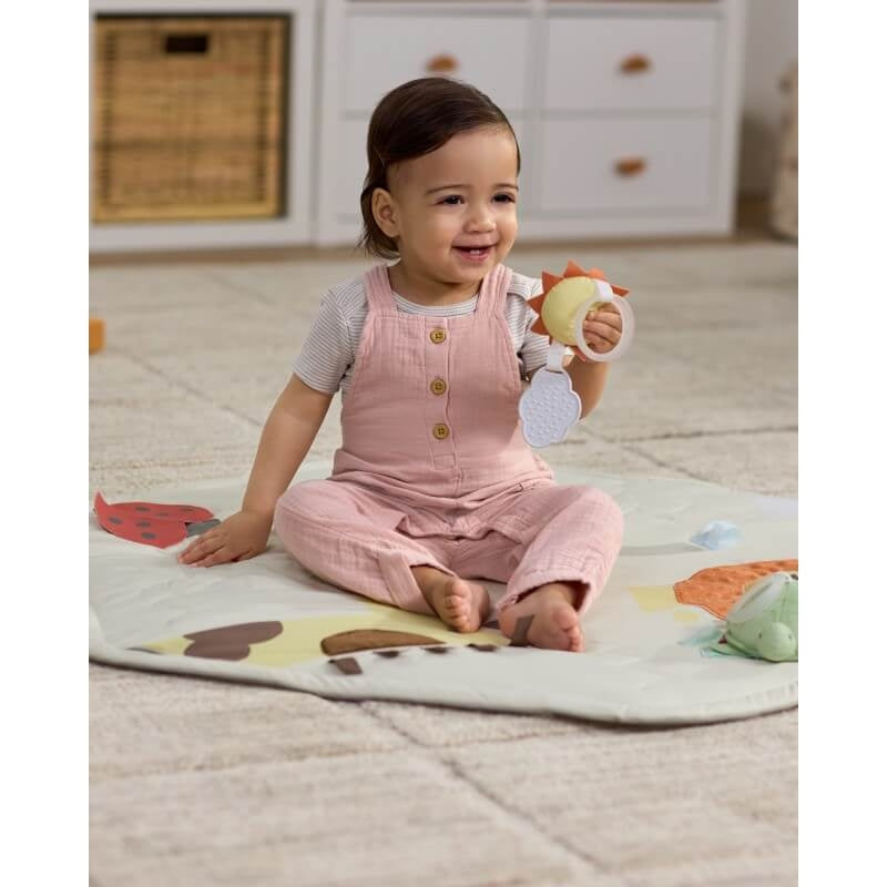 Skip Hop Geometric Wonders Activity Gym (With Crocodile Tummy Time Pillow)