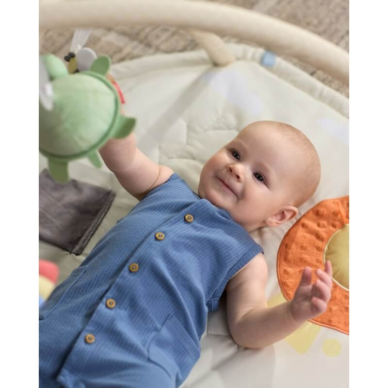 Skip Hop Geometric Wonders Activity Gym (With Crocodile Tummy Time Pillow)