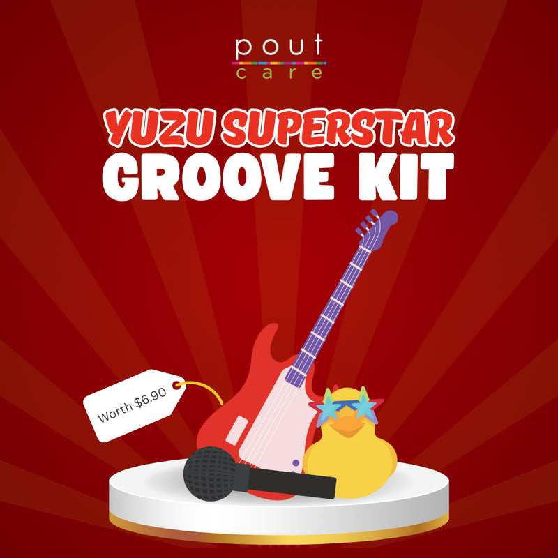 pout Care Yuzu Superstar Groove Kit
