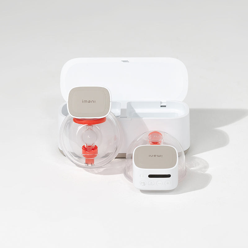 imani i2 Plus Breast Pump (One Pair) with Dual Charging Dock