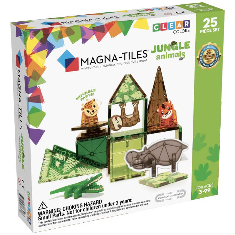 Magna-Tiles Jungle Animals 25-Piece Set