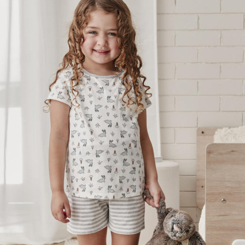 Love to Dream Kids Short Sleeve Pyjama Set - Bunny