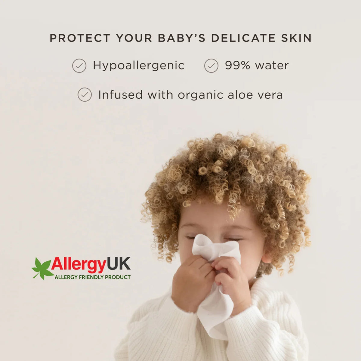 Kit & Kin Biodegradable Baby Wipes 60s