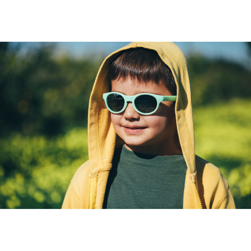 KOOLSUN Boston - Kids Sunglasses - Green Ash - 3-8 years