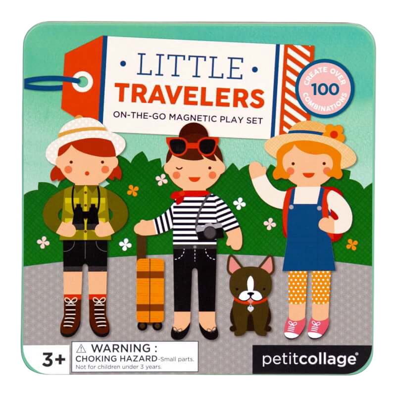 Petit Collage Little Travelers On-The-Go Magnetic Play Set