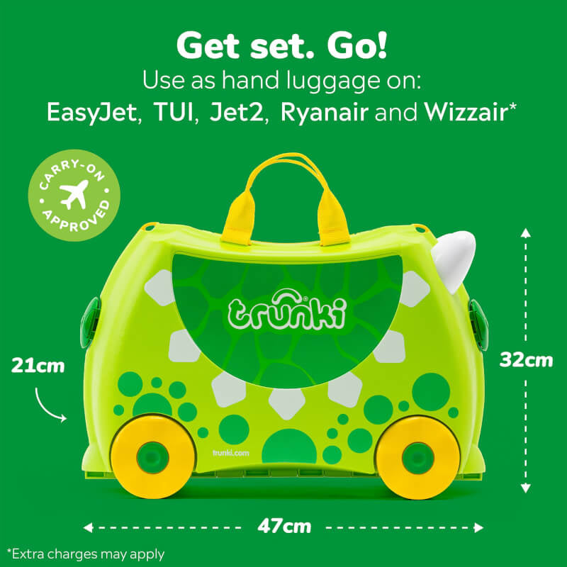 Trunki Luggage - Dudley the Dinosaur