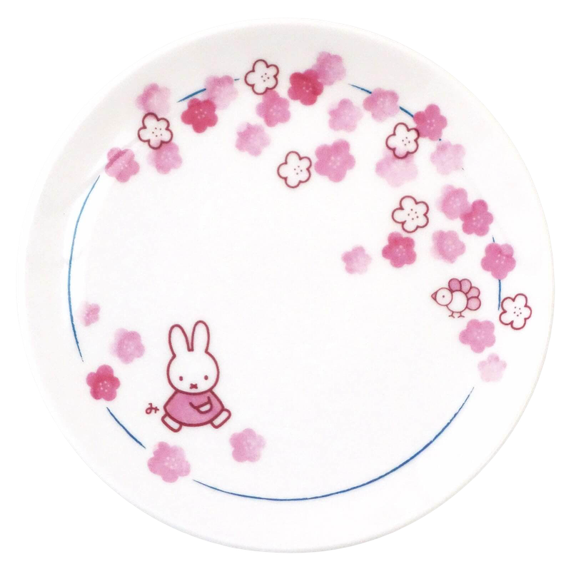 Miffy Medium Plate - Sakura Flower