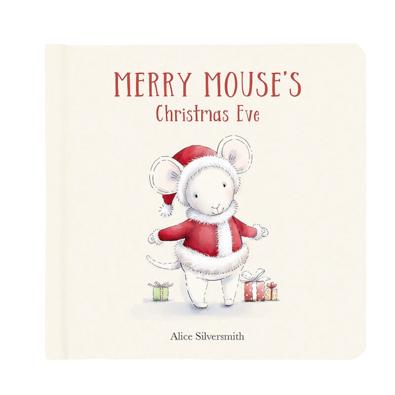 Jellycat Merry Mouse Book 19cm