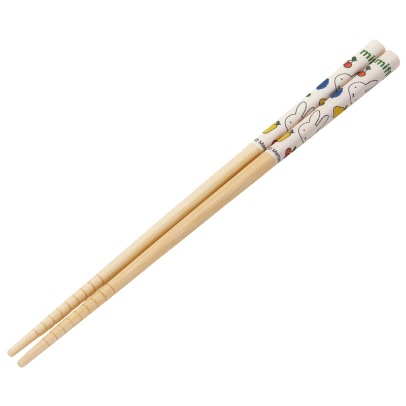 Skater Miffy Bamboo Chopsticks - Fruits