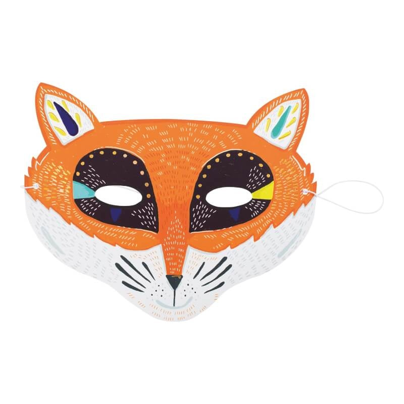 Moulin Roty Les Broc & Rolls 6-Piece Card Masks for Boys 22x16.5cm