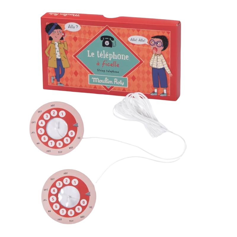 Moulin Roty Les Petites Merveilles String Telephone