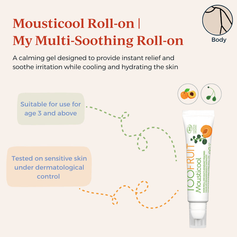 TOOFRUIT Mousticool Roll-on (Post-mosquito bite roll-on)