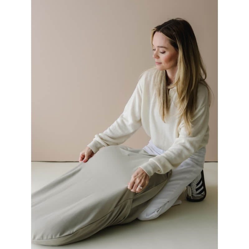 Snuggle Me Natural Infant Lounger with Cover