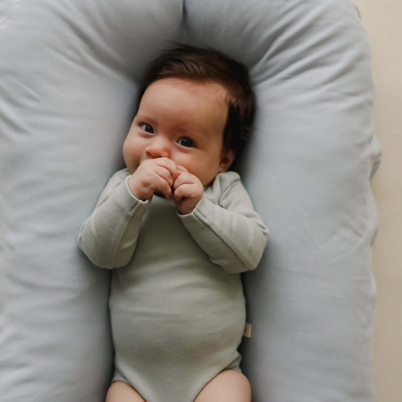 Snuggle Me Natural Infant Lounger with Cover