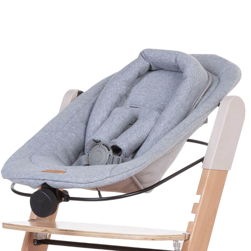Childhome Newborn Seat for Evosit - Jersey / Black Frame