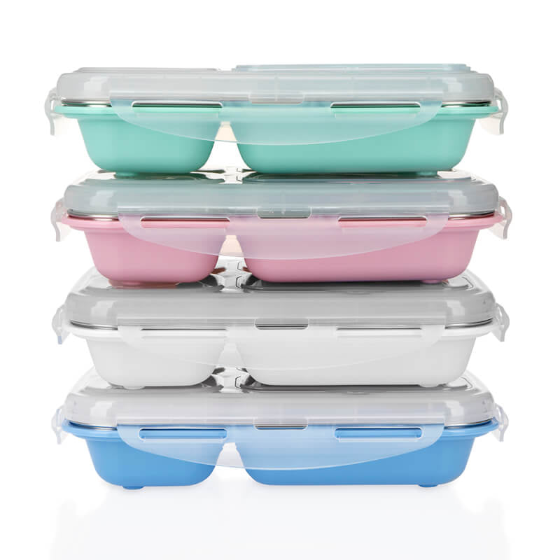 Nuby Insulated Stainless Steel Lunchbox with Fork & Spoon