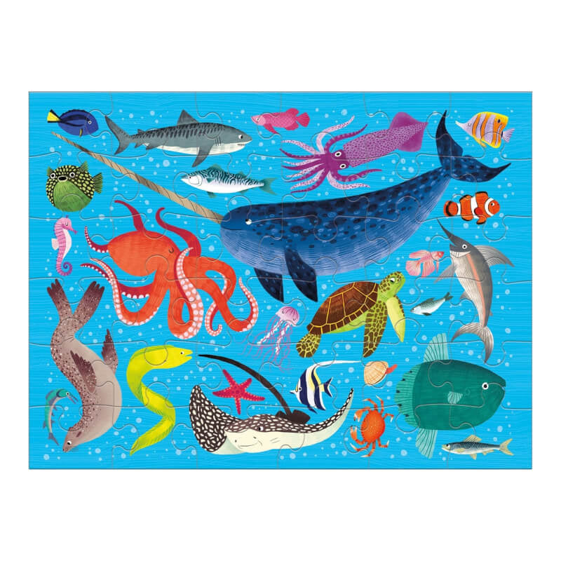 Books Ocean Life Puzzle To Go (36-Piece)