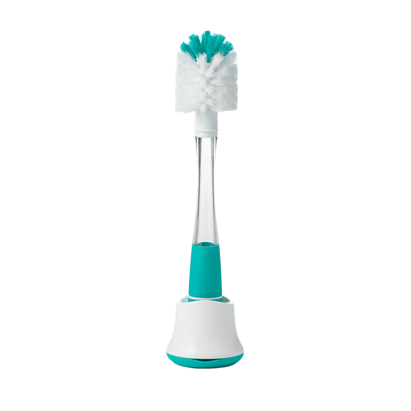 OXO Tot Soap Dispensing Bottle Brush With Stand - Teal
