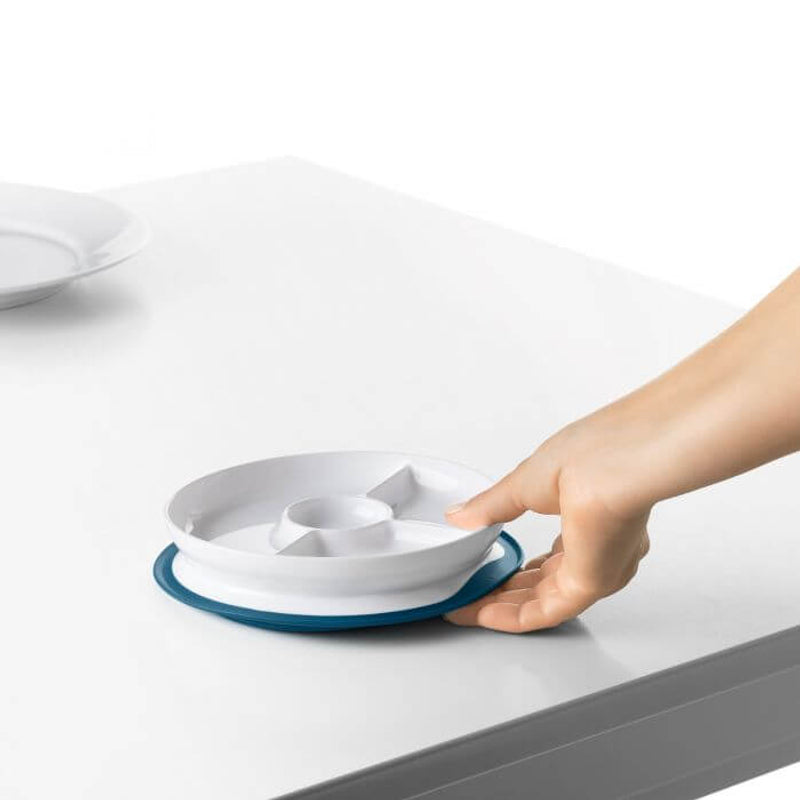OXO Tot Stick & Stay Suction Divided Plate