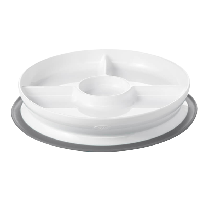 OXO Tot Stick & Stay Suction Divided Plate