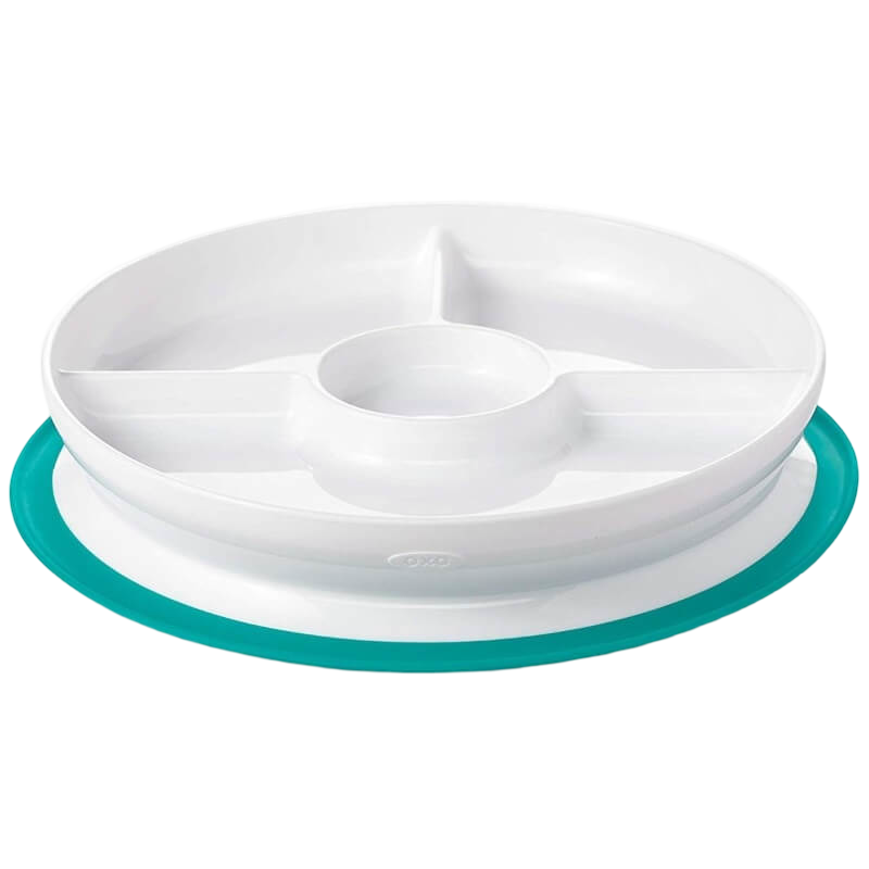 OXO Tot Stick & Stay Suction Divided Plate
