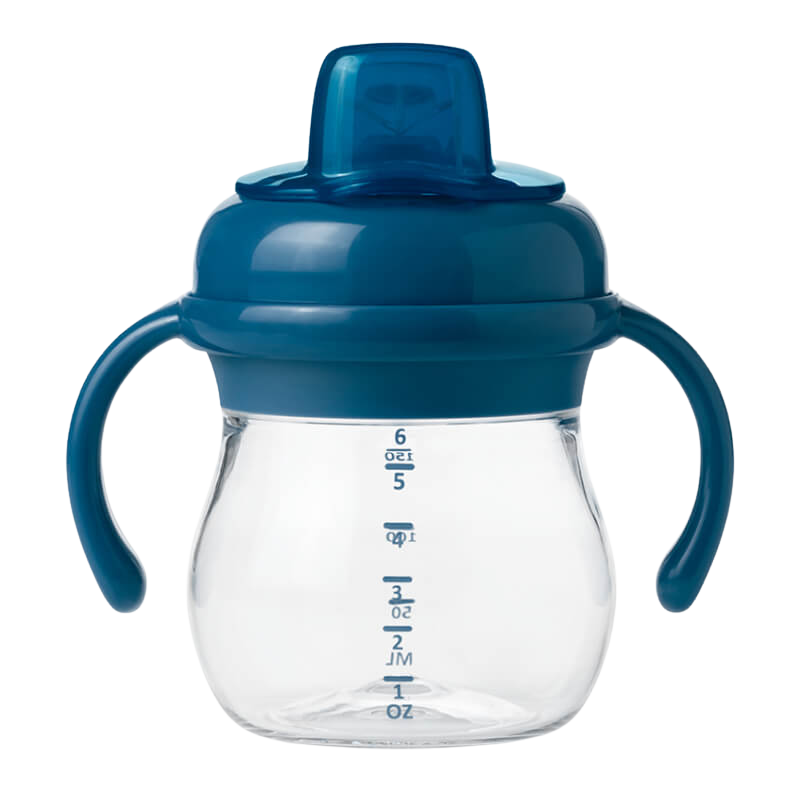 OXO Tot Transitions Soft Spout Sippy Cup with Removable Handles 6 oz