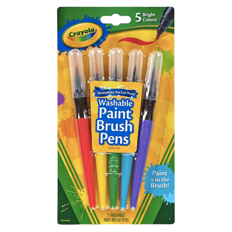 Crayola Paint Brush Pens - Classic - 5-Pack