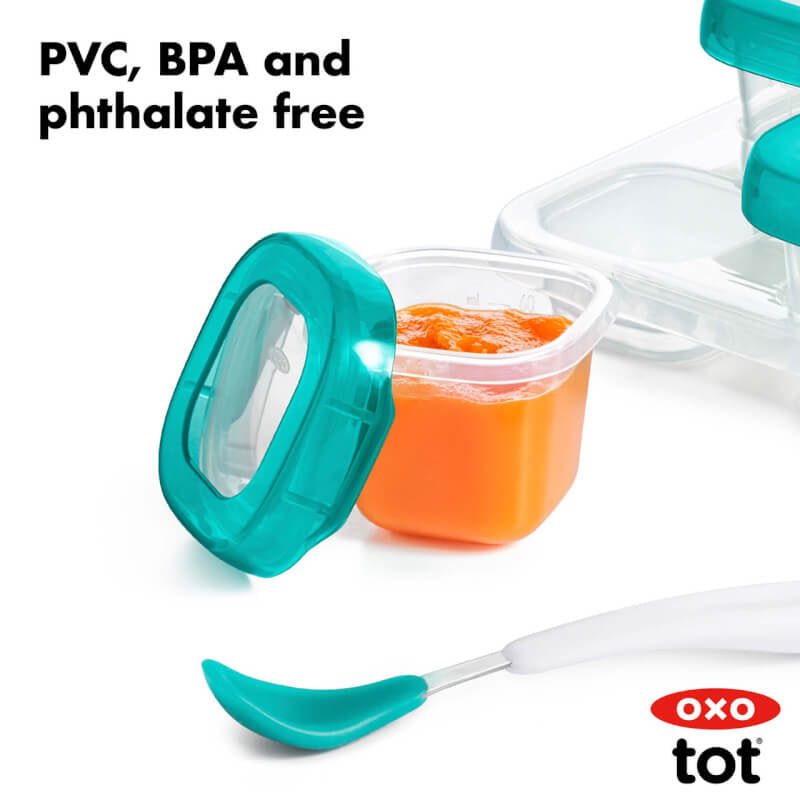 OXO Tot Plastic Baby Blocks™ - Teal 6x2oz