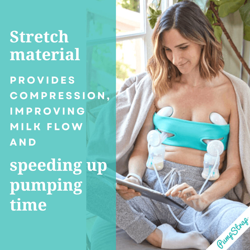 LaVie Pump Strap Hands-Free Pumping & Nursing Bra - Black