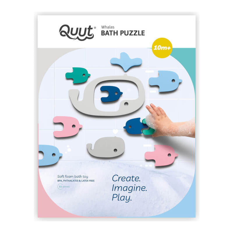 Quut Toys Quutopia Bath Puzzle - Whale