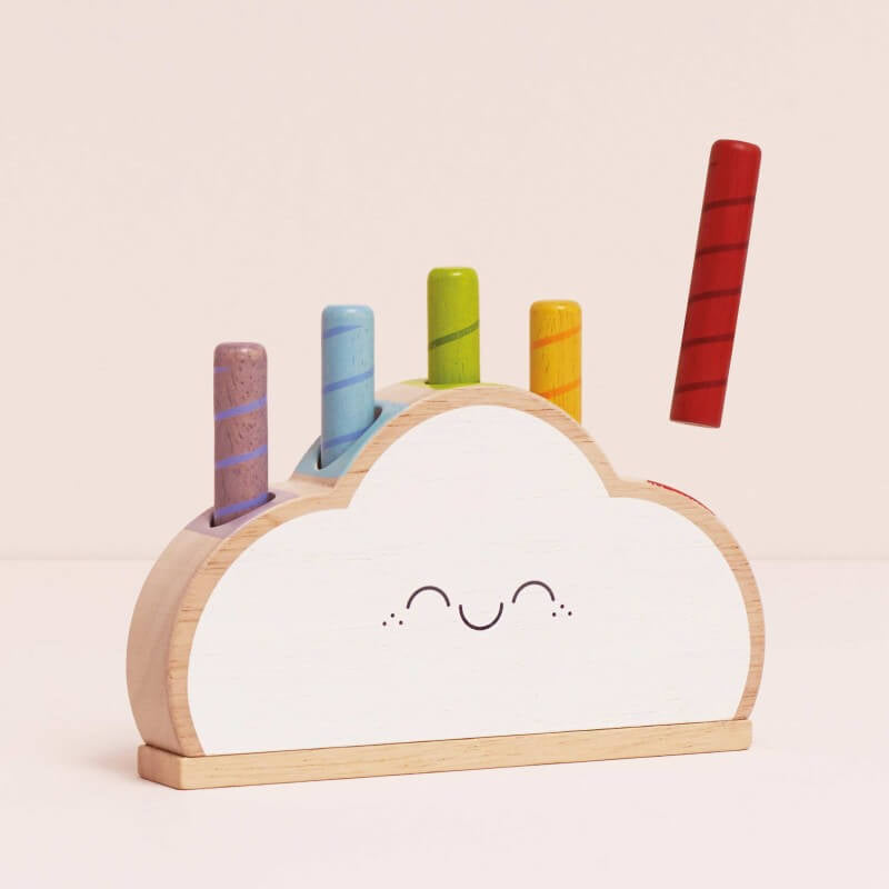 Le Toy Van Rainbow Cloud Pop-Up Toy