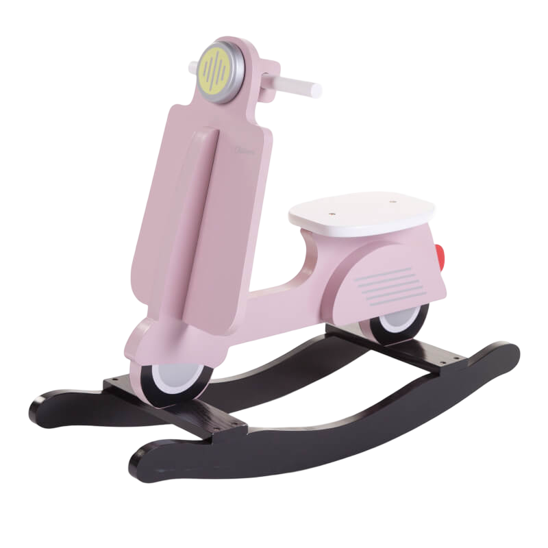 Childhome Rocking Scooter - Pink / Black