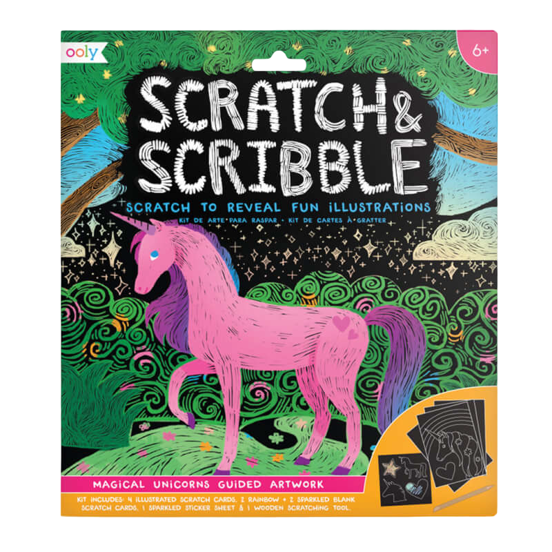 Ooly Scratch & Scribble - Magical Unicorns
