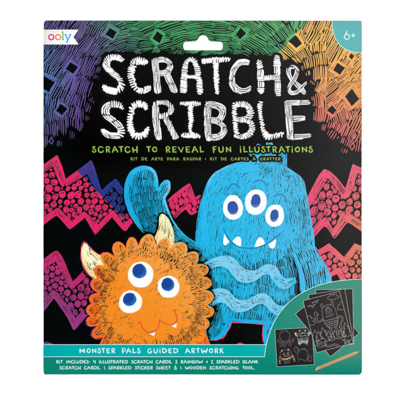 Ooly Scratch & Scribble - Monster Pals