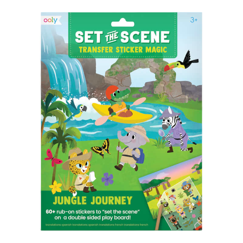 Ooly Set The Scene Transfer Sticker Magic - Jungle Journey