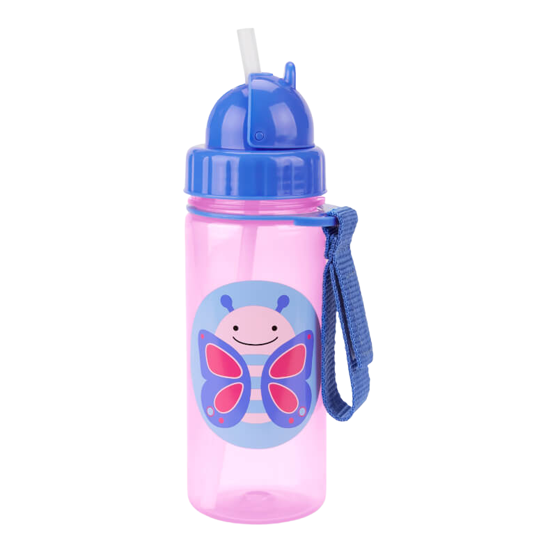 Skip Hop Zoo PP Straw Bottle 390ml