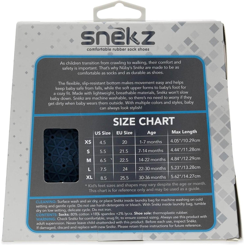 Nuby Snekz Sock & Shoe - Pink with White Dots