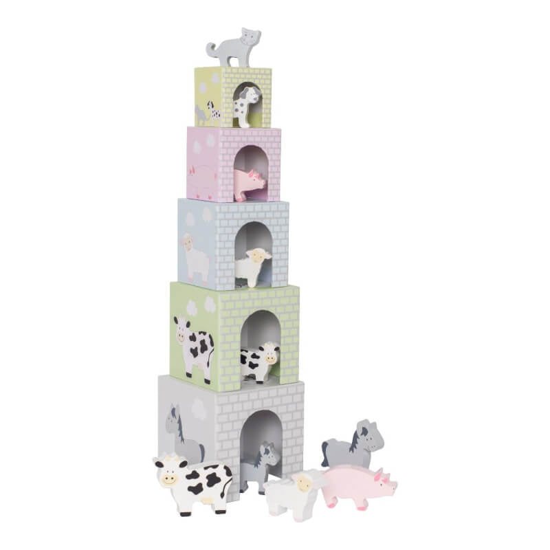 Jabadabado Stacking Cubes - Animal