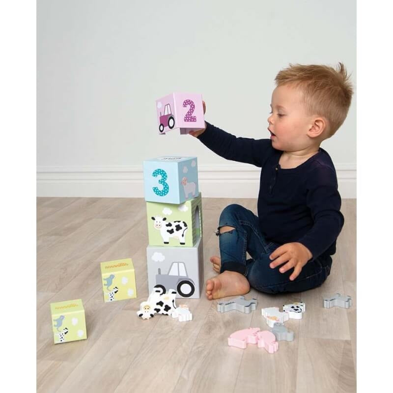 Jabadabado Stacking Cubes - Animal