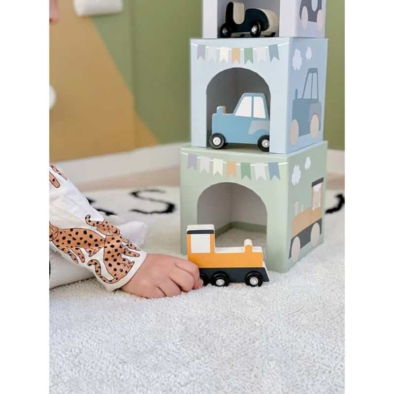 Jabadabado Stacking Cubes - Vehicles