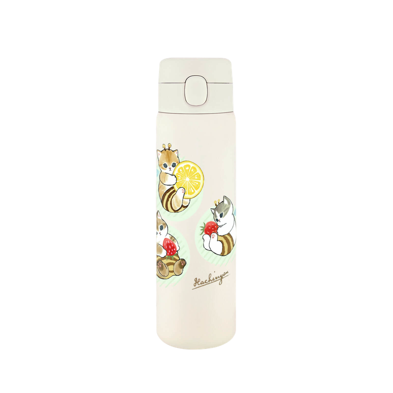 Mofusand Stainless Steel Bottle - Honeybee 480ml