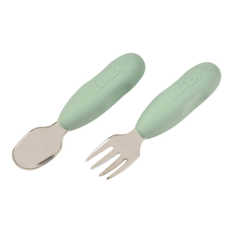 Beaba Stainless Steel Pre-Cutlery 2-Pack