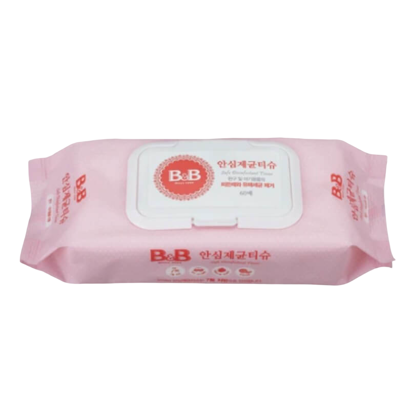 B&B Surface Wipes For Baby Product (Cap) 60p