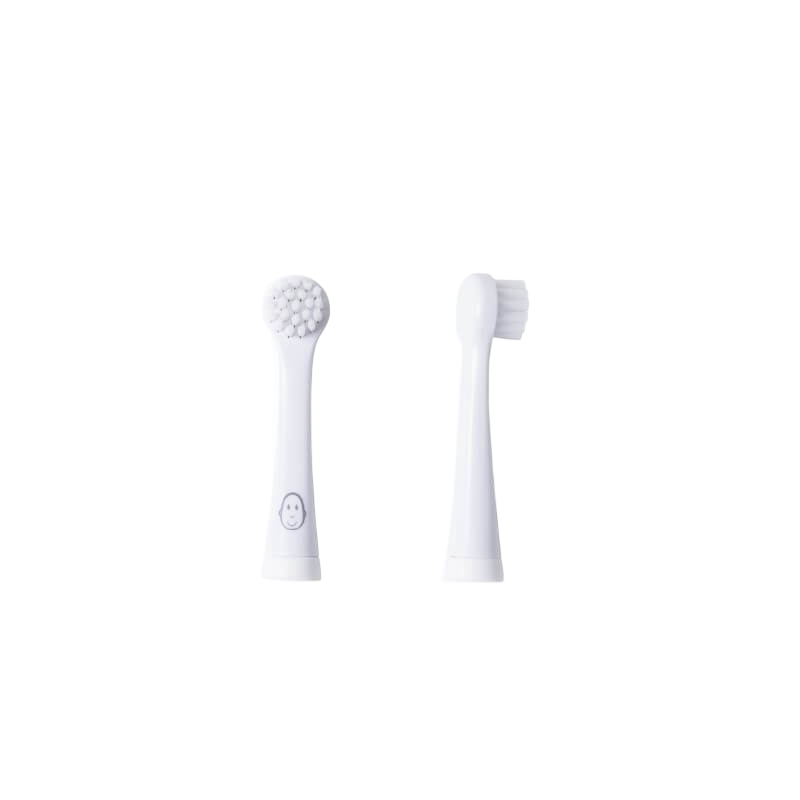 Matchstick Monkey Toothbrush Replacement Heads - White