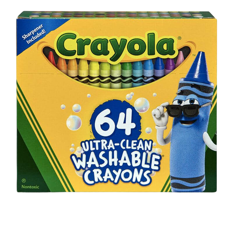 Crayola Ultra-Clean Washable Crayons (64 Colors)