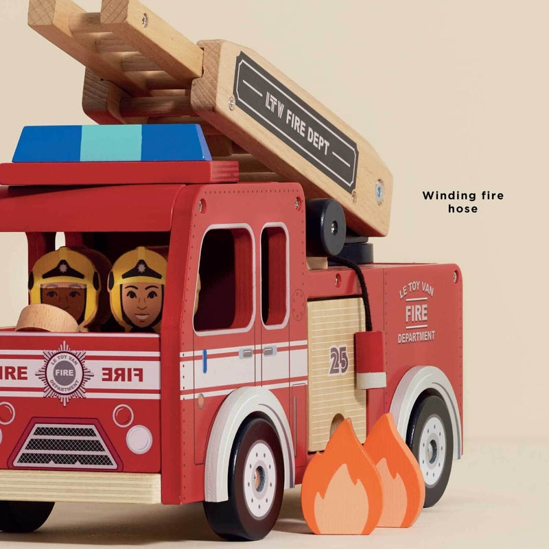 Le Toy Van Wooden Fire Engine
