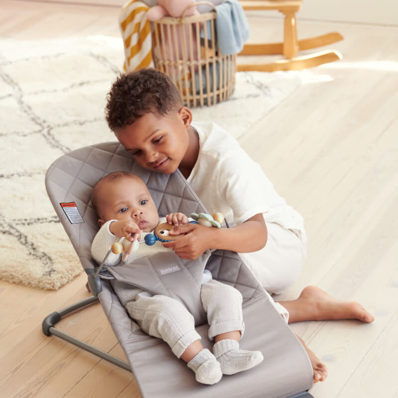 BabyBjorn Wooden Toy for Bouncer - Googly Eyes Pastels